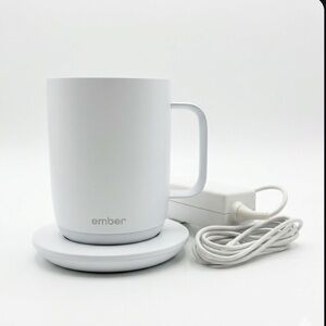Ember Mug² Smart Temperature Control Mug 10oz White with Charging Coaster